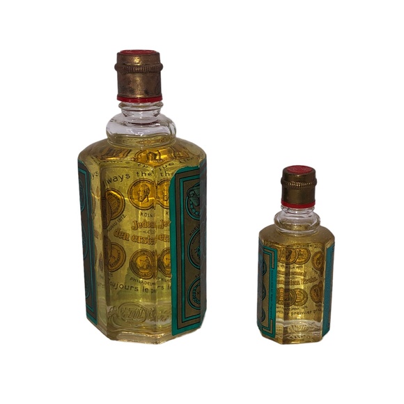 Vintage No 4711 Glockengasse Eau de Cologne On Rhine Full + Micro Mini - Picture 5 of 8